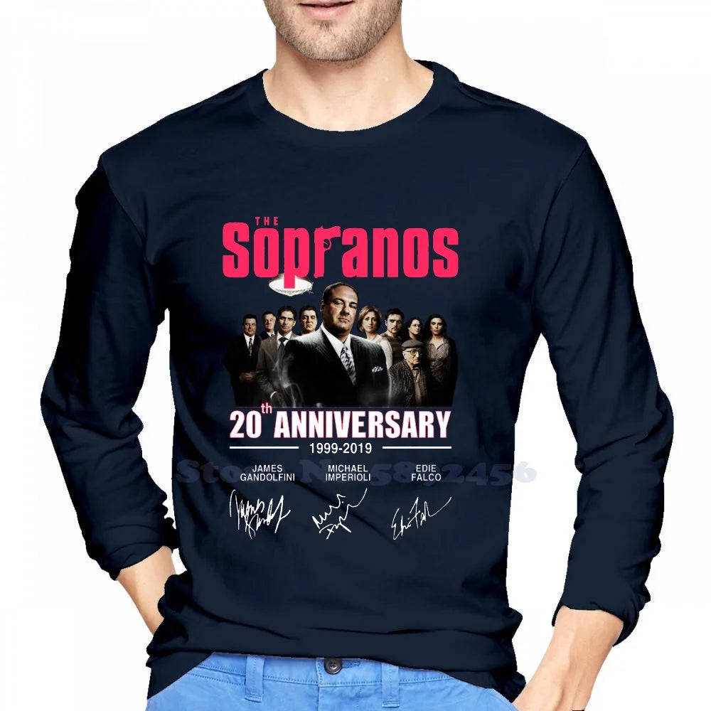 The Sopranos 20Th Anniversary 1999-2019 Signatures Shirt 100% Pure Cotton Hoodie The Sopranos 20Th Anniversary 1999 2019