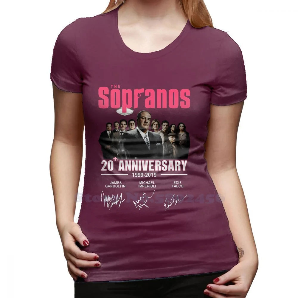 The Sopranos 20Th Anniversary 1999-2019 Signatures Shirt 100% Pure Cotton Hoodie The Sopranos 20Th Anniversary 1999 2019