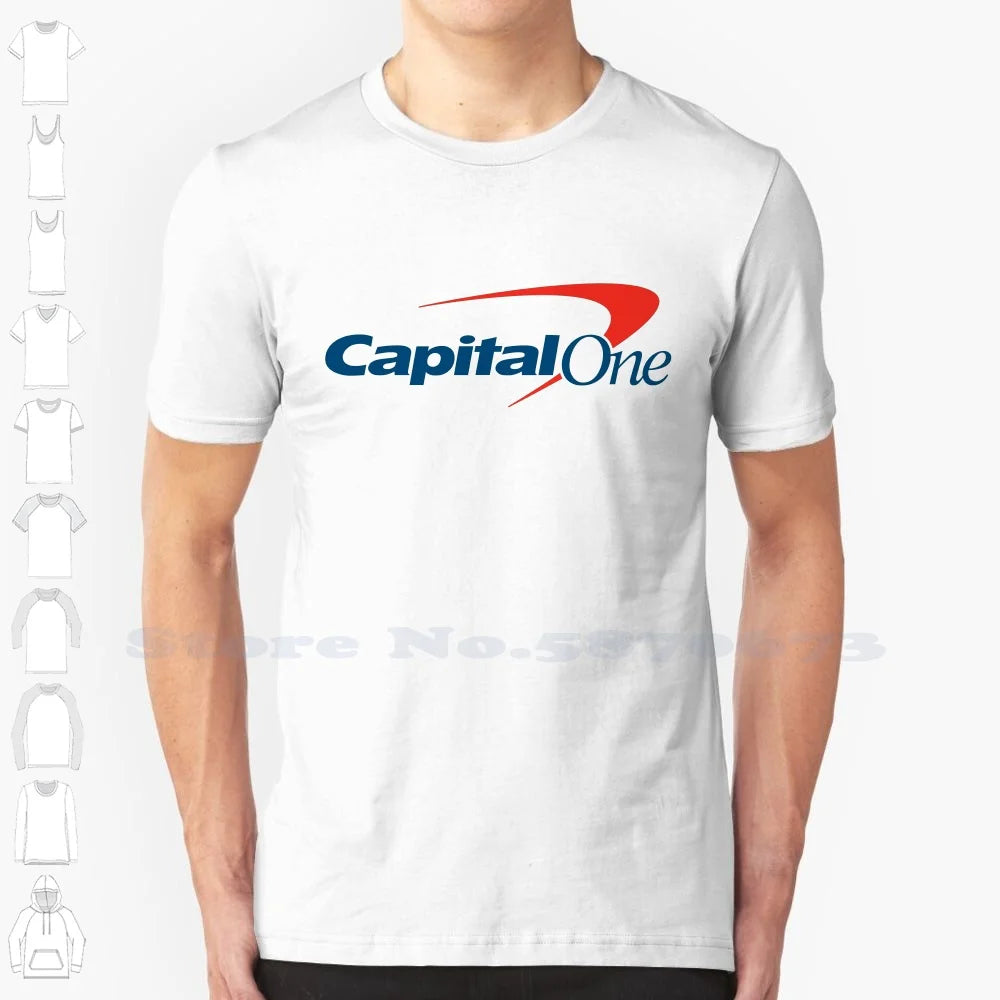 Capital One Logo High-quality Hoodie 100% Cotton Sweatshirt