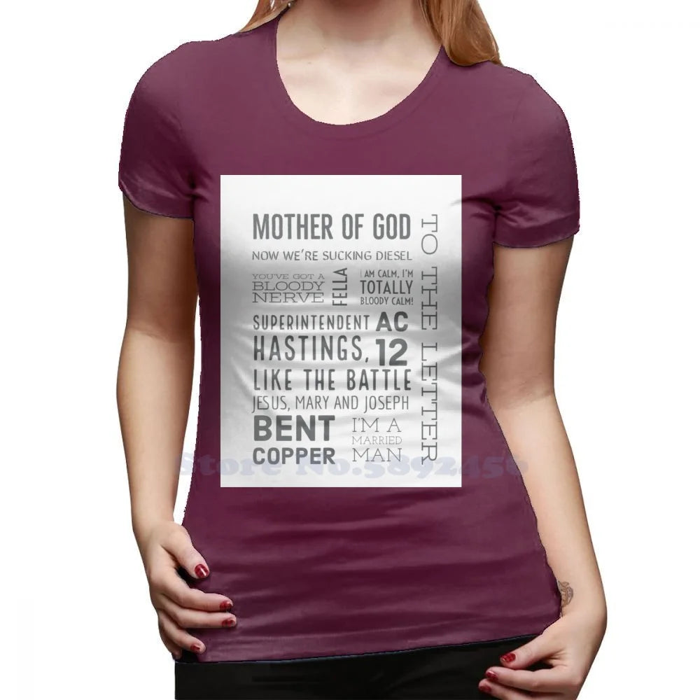 Ted Hastings' Greatest Quotes From Line Of Duty 100% Pure Cotton Hoodie Line Of Duty Ted Hastings Ac12 Mother Of God Bent