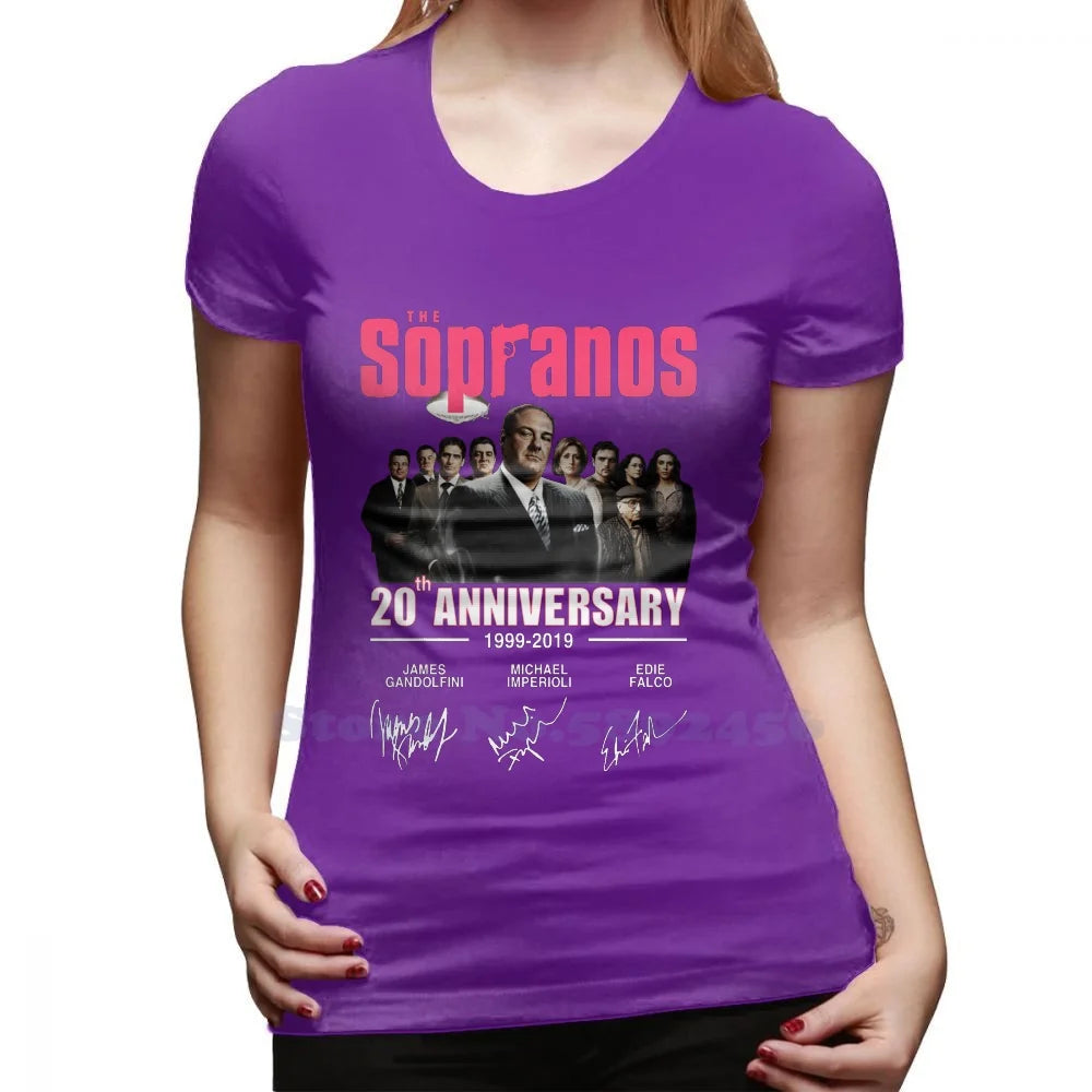 The Sopranos 20Th Anniversary 1999-2019 Signatures Shirt 100% Pure Cotton Hoodie The Sopranos 20Th Anniversary 1999 2019