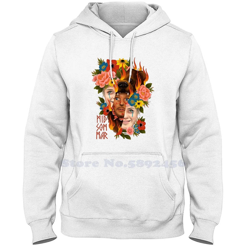 Midsommar Horror Flim By Ari Aster 100% Pure Cotton Hoodie Midsommar A24 Film Halloween Ari Aster Florence Pugh Midsommar