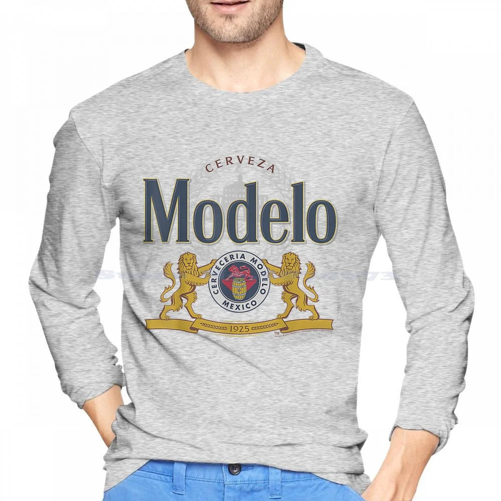 Officially Licensed Modelo Classic Casual 100% Cotton Hoodie T Shirt Modelo Beer Funny Cerveza Mexican La Sol Cool Chicano