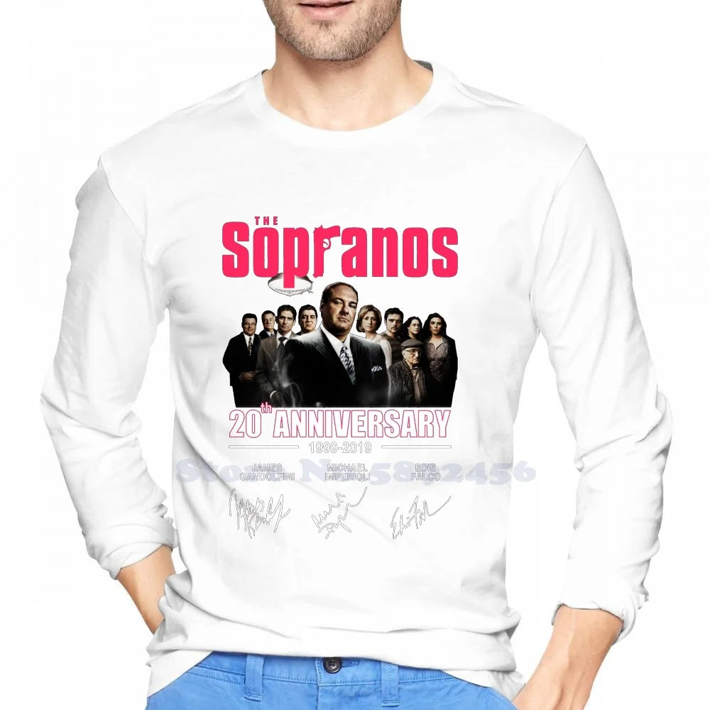 The Sopranos 20Th Anniversary 1999-2019 Signatures Shirt 100% Pure Cotton Hoodie The Sopranos 20Th Anniversary 1999 2019