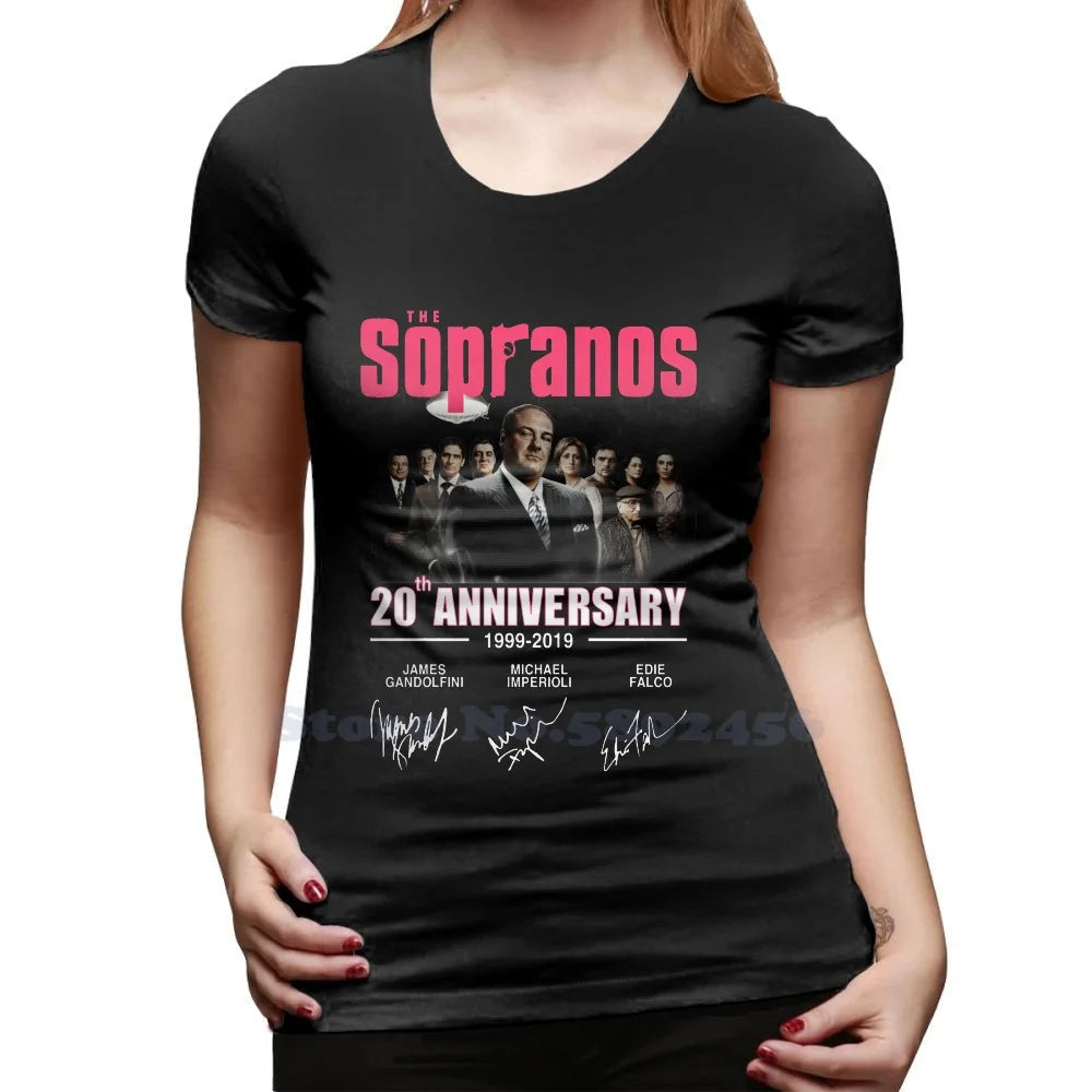 The Sopranos 20Th Anniversary 1999-2019 Signatures Shirt 100% Pure Cotton Hoodie The Sopranos 20Th Anniversary 1999 2019