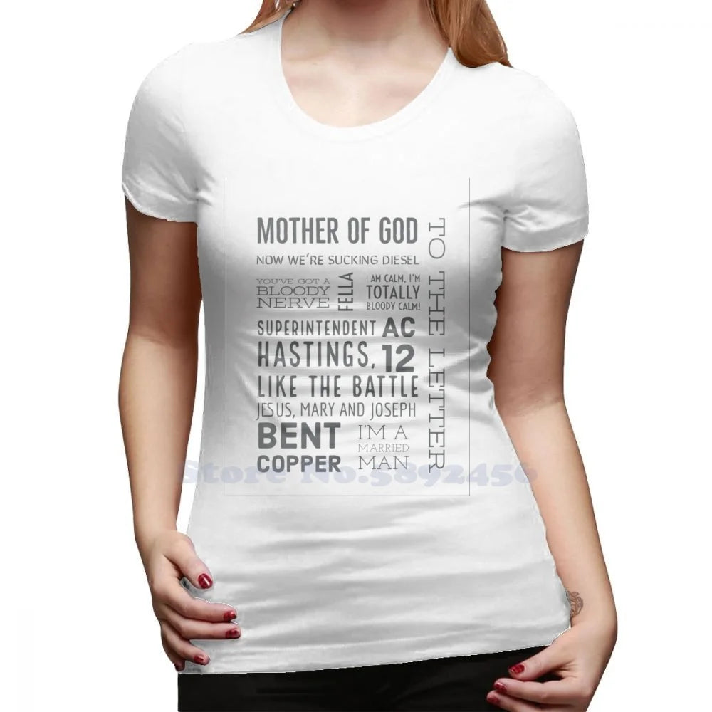 Ted Hastings' Greatest Quotes From Line Of Duty 100% Pure Cotton Hoodie Line Of Duty Ted Hastings Ac12 Mother Of God Bent