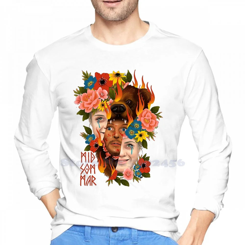 Midsommar Horror Flim By Ari Aster 100% Pure Cotton Hoodie Midsommar A24 Film Halloween Ari Aster Florence Pugh Midsommar