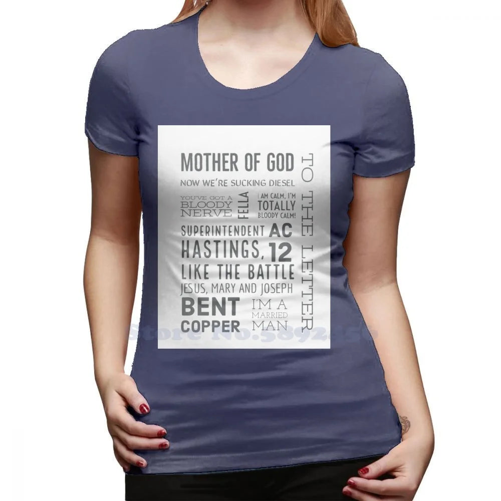 Ted Hastings' Greatest Quotes From Line Of Duty 100% Pure Cotton Hoodie Line Of Duty Ted Hastings Ac12 Mother Of God Bent