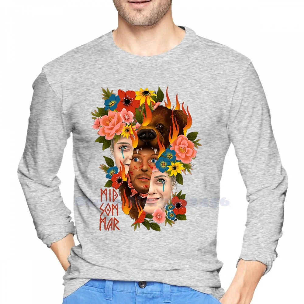 Midsommar Horror Flim By Ari Aster 100% Pure Cotton Hoodie Midsommar A24 Film Halloween Ari Aster Florence Pugh Midsommar