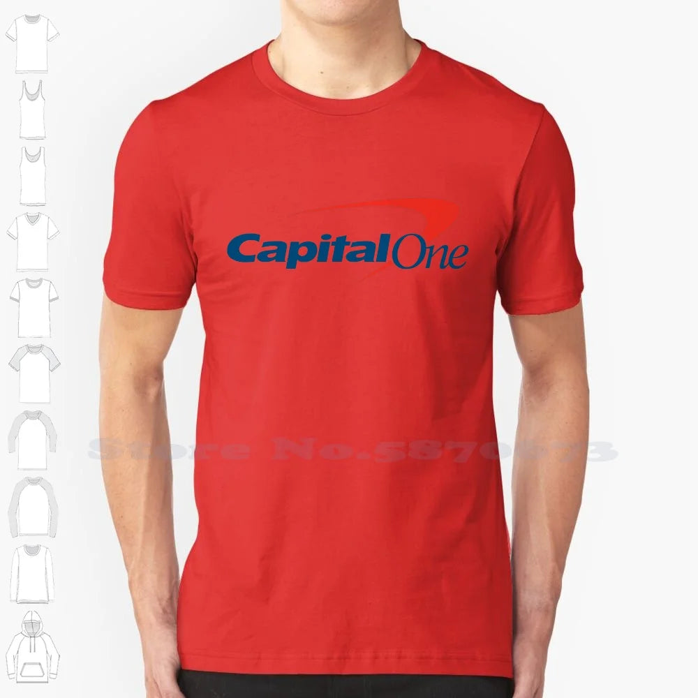 Capital One Logo High-quality Hoodie 100% Cotton Sweatshirt