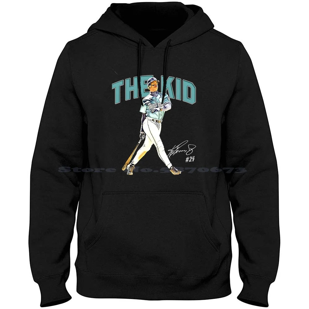 Ken Griffey Jr The Kid Seattle Baseball Legend Signature Vintage Retro 80S 90S Bootleg Rap Style 100% Cotton Hoodie T Shirt Ken