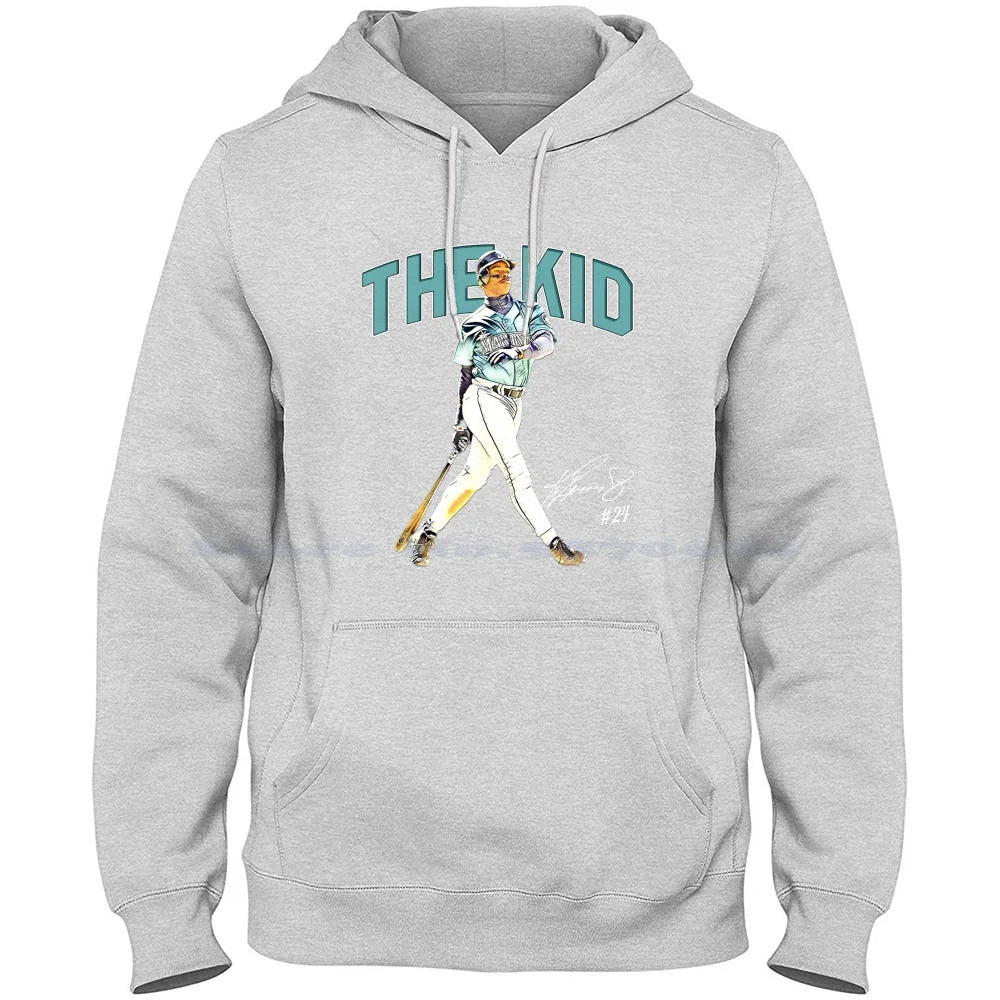 Ken Griffey Jr The Kid Seattle Baseball Legend Signature Vintage Retro 80S 90S Bootleg Rap Style 100% Cotton Hoodie T Shirt Ken