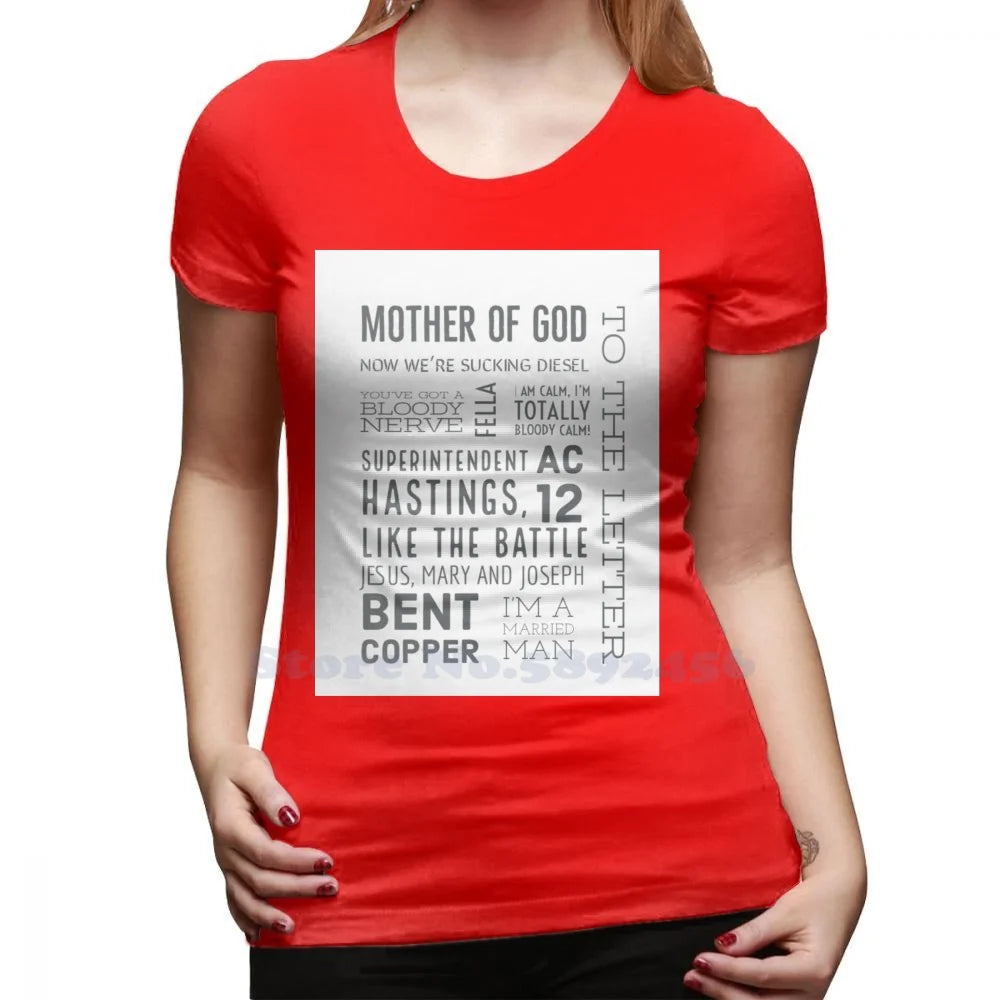 Ted Hastings' Greatest Quotes From Line Of Duty 100% Pure Cotton Hoodie Line Of Duty Ted Hastings Ac12 Mother Of God Bent