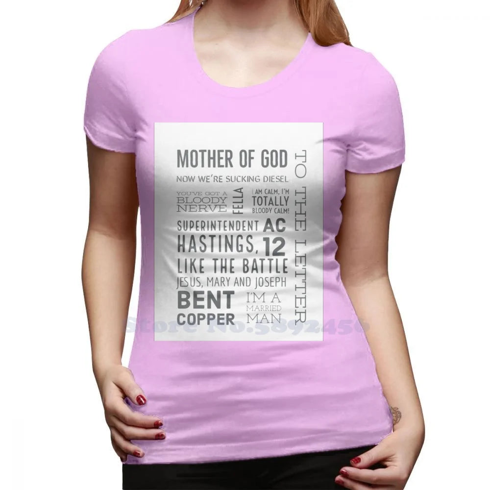 Ted Hastings' Greatest Quotes From Line Of Duty 100% Pure Cotton Hoodie Line Of Duty Ted Hastings Ac12 Mother Of God Bent