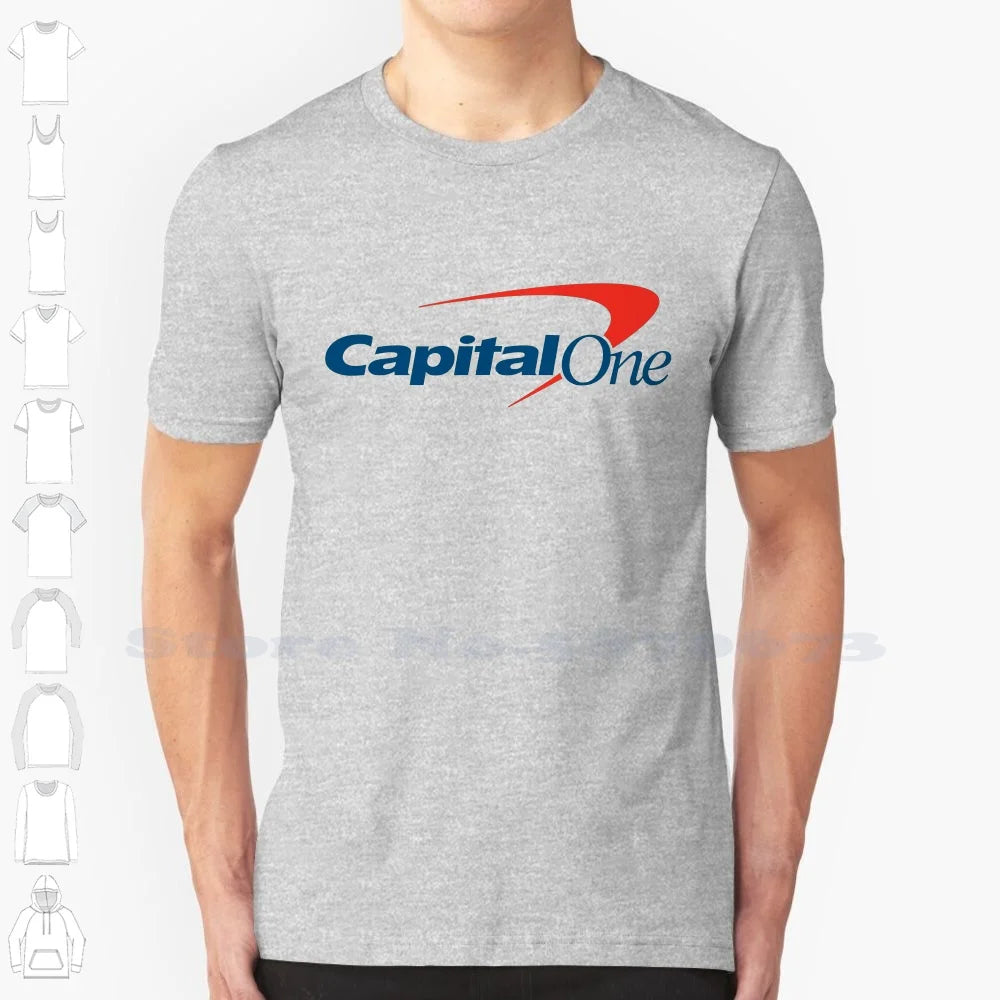 Capital One Logo High-quality Hoodie 100% Cotton Sweatshirt