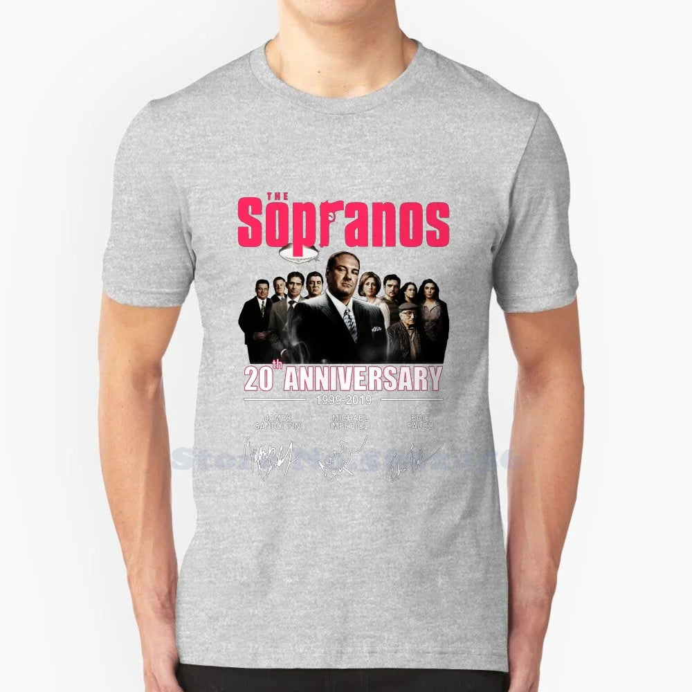 The Sopranos 20Th Anniversary 1999-2019 Signatures Shirt 100% Pure Cotton Hoodie The Sopranos 20Th Anniversary 1999 2019