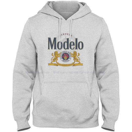 Officially Licensed Modelo Classic Casual 100% Cotton Hoodie T Shirt Modelo Beer Funny Cerveza Mexican La Sol Cool Chicano