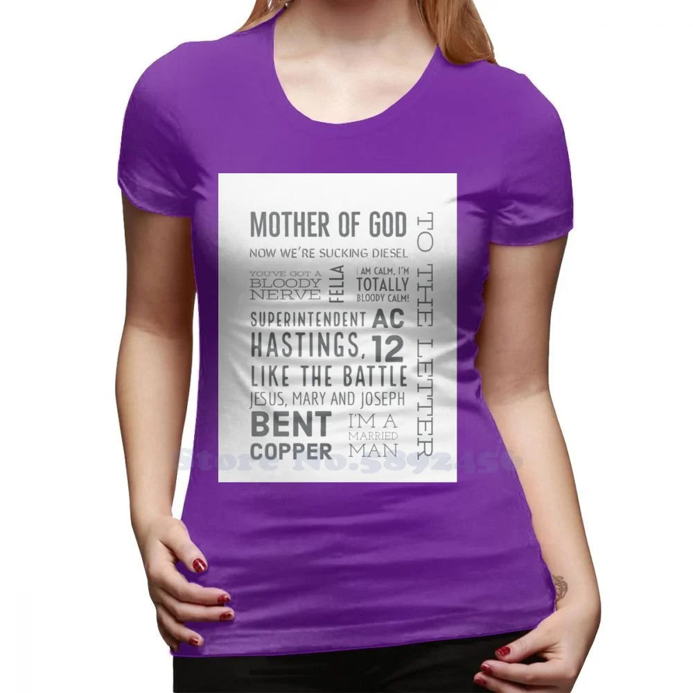 Ted Hastings' Greatest Quotes From Line Of Duty 100% Pure Cotton Hoodie Line Of Duty Ted Hastings Ac12 Mother Of God Bent