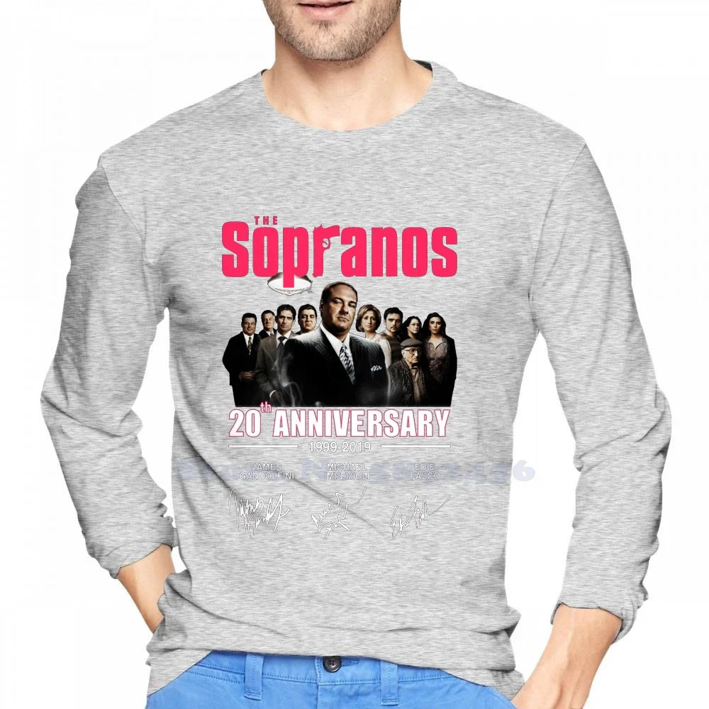 The Sopranos 20Th Anniversary 1999-2019 Signatures Shirt 100% Pure Cotton Hoodie The Sopranos 20Th Anniversary 1999 2019