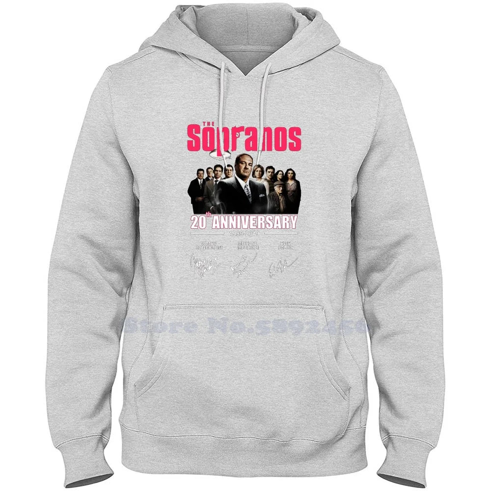 The Sopranos 20Th Anniversary 1999-2019 Signatures Shirt 100% Pure Cotton Hoodie The Sopranos 20Th Anniversary 1999 2019