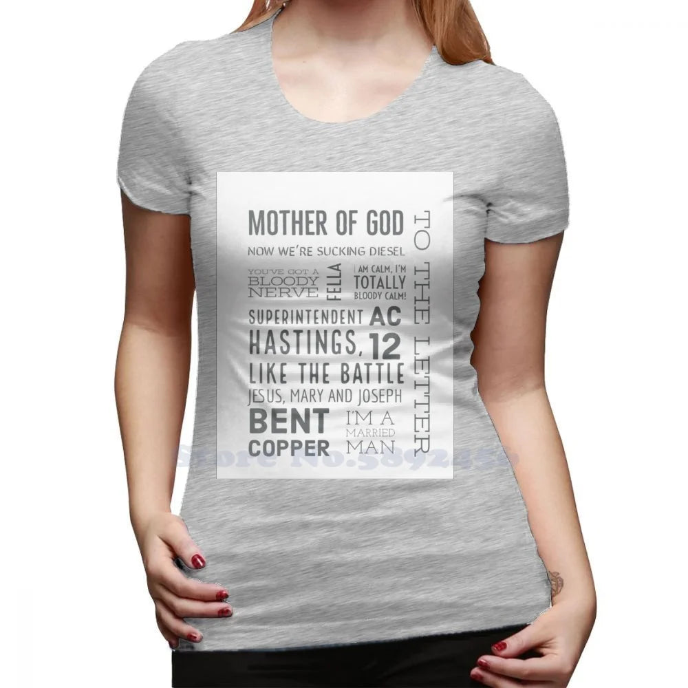 Ted Hastings' Greatest Quotes From Line Of Duty 100% Pure Cotton Hoodie Line Of Duty Ted Hastings Ac12 Mother Of God Bent