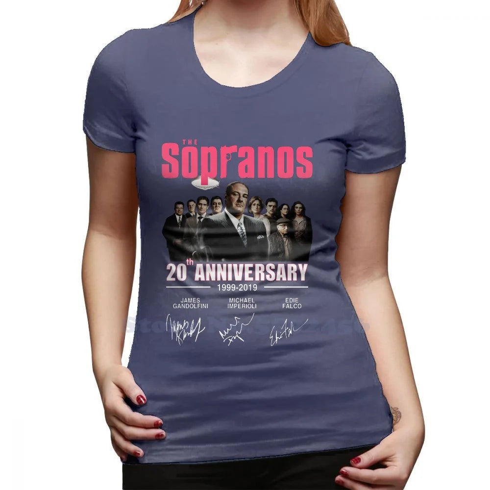 The Sopranos 20Th Anniversary 1999-2019 Signatures Shirt 100% Pure Cotton Hoodie The Sopranos 20Th Anniversary 1999 2019