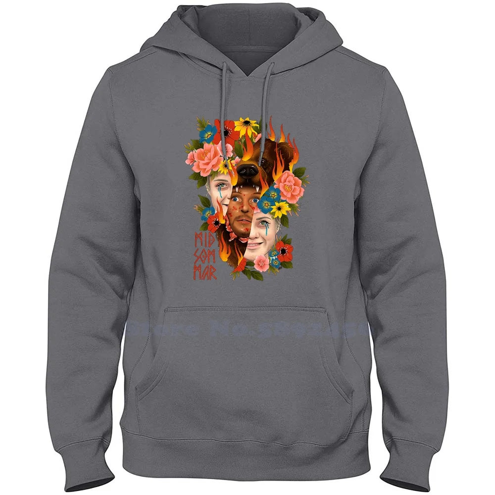 Midsommar Horror Flim By Ari Aster 100% Pure Cotton Hoodie Midsommar A24 Film Halloween Ari Aster Florence Pugh Midsommar