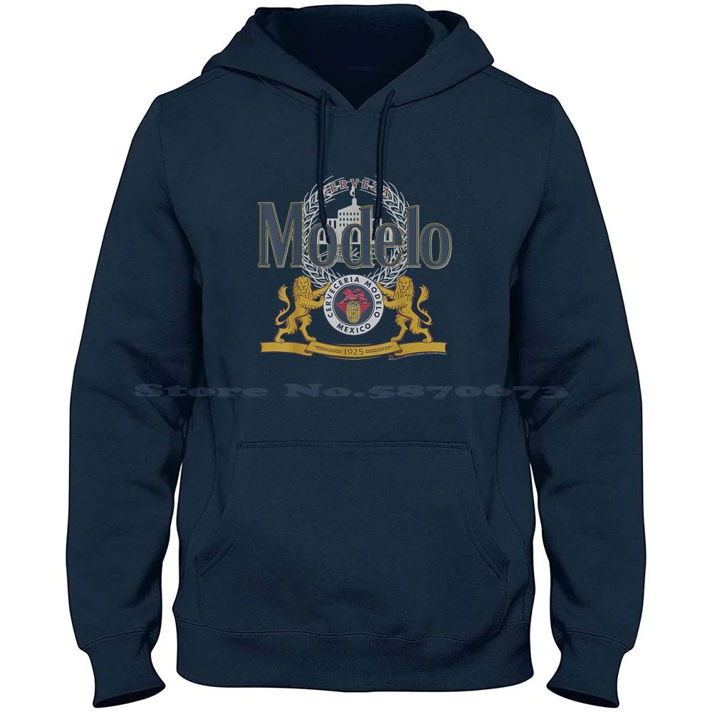 Officially Licensed Modelo Classic Casual 100% Cotton Hoodie T Shirt Modelo Beer Funny Cerveza Mexican La Sol Cool Chicano