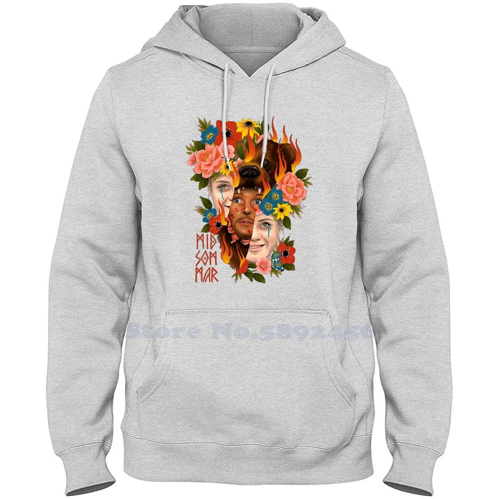 Midsommar Horror Flim By Ari Aster 100% Pure Cotton Hoodie Midsommar A24 Film Halloween Ari Aster Florence Pugh Midsommar