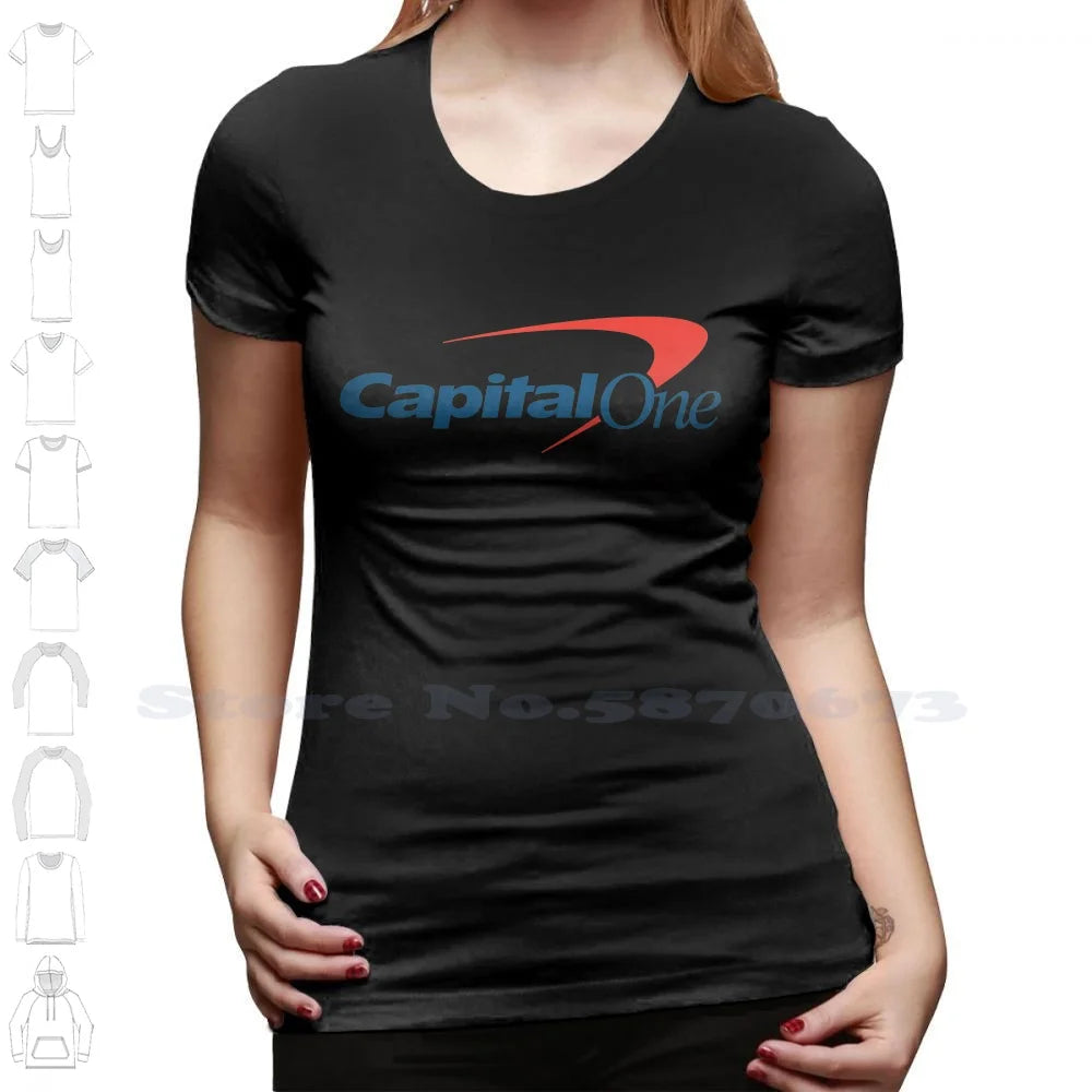 Capital One Logo High-quality Hoodie 100% Cotton Sweatshirt