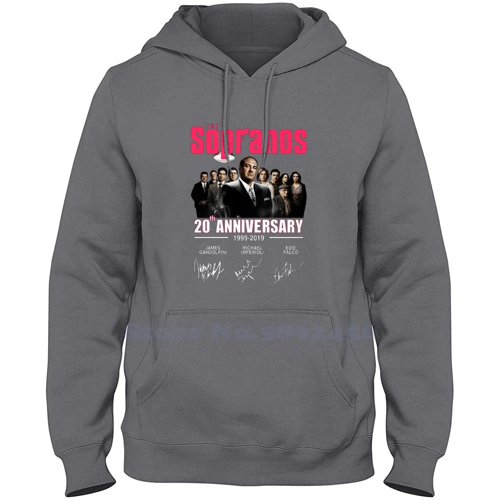 The Sopranos 20Th Anniversary 1999-2019 Signatures Shirt 100% Pure Cotton Hoodie The Sopranos 20Th Anniversary 1999 2019