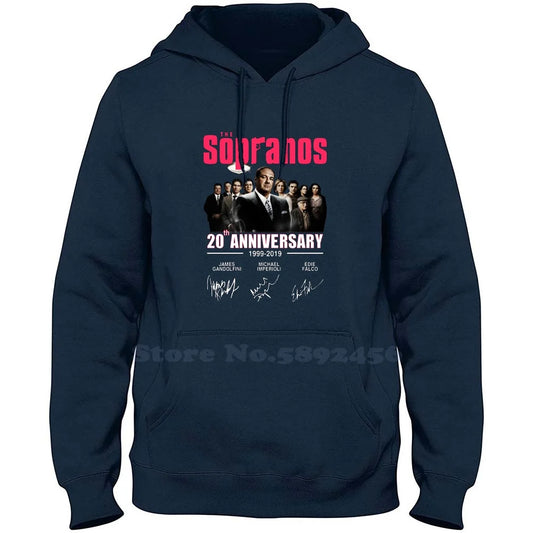 The Sopranos 20Th Anniversary 1999-2019 Signatures Shirt 100% Pure Cotton Hoodie The Sopranos 20Th Anniversary 1999 2019