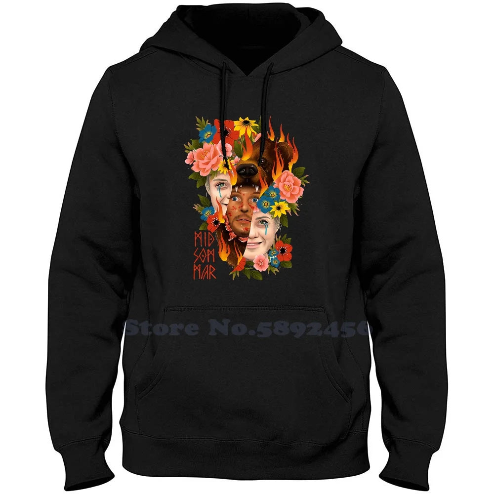 Midsommar Horror Flim By Ari Aster 100% Pure Cotton Hoodie Midsommar A24 Film Halloween Ari Aster Florence Pugh Midsommar